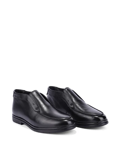 Чоловічі черевики шкіряні чорні (9370DH-33-178M) - фото 3 - Miraton