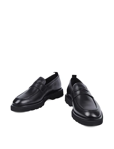 Мужские туфли Miguel Miratez кожаные черные - фото 5 - Miraton