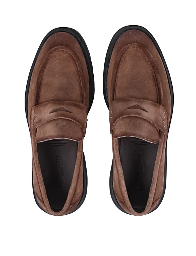 Чоловічі туфлі Miguel Miratez замшеві бежеві (9379D-109-377) - фото 5 - Miraton