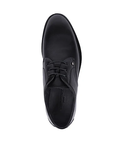 Мужские туфли Miguel Miratez кожаные черные - фото 2 - Miraton