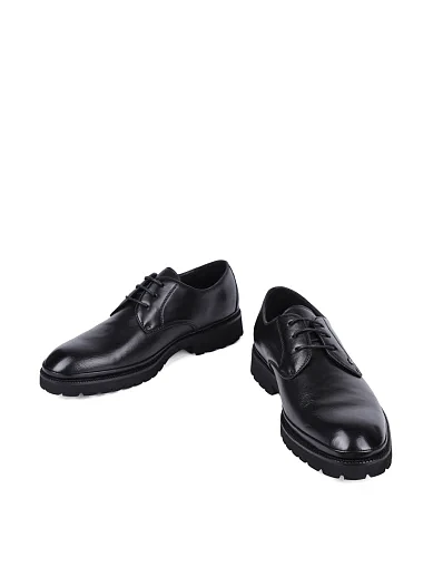 Мужские туфли Miguel Miratez кожаные черные - фото 5 - Miraton