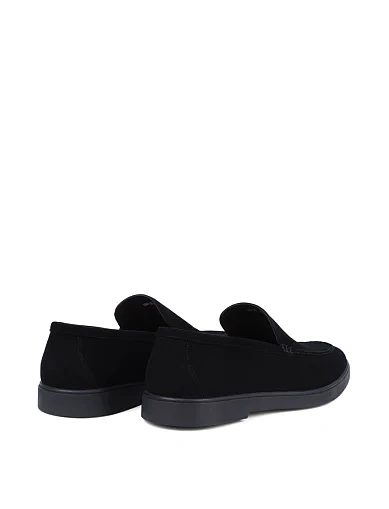 Мужские туфли Miguel Miratez велюровые черные - фото 4 - Miraton