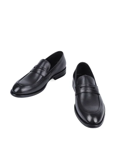 Мужские туфли Miguel Miratez кожаные черные - фото 5 - Miraton