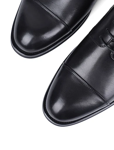 Мужские туфли Miguel Miratez кожаные черные - фото 5 - Miraton