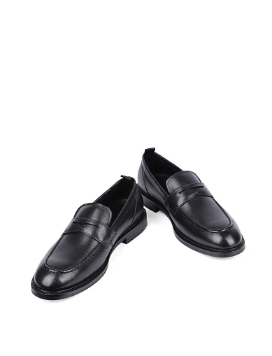 Мужские туфли Miguel Miratez кожаные черные - фото 2 - Miraton