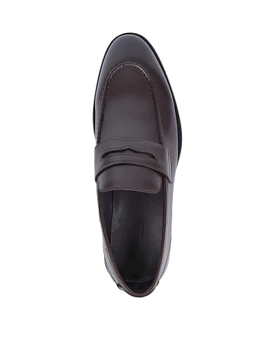 Мужские туфли Miguel Miratez кожаные коричневые - фото 2 - Miraton