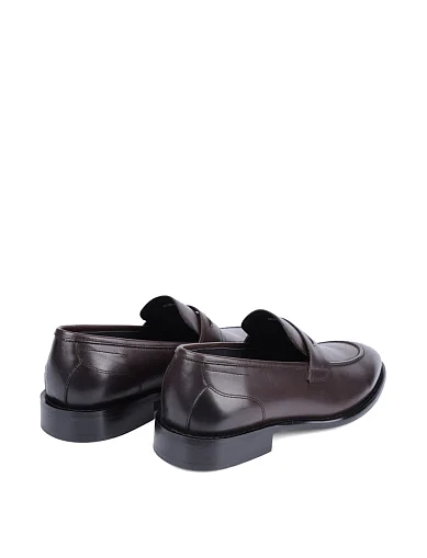 Мужские туфли Miguel Miratez кожаные коричневые - фото 4 - Miraton