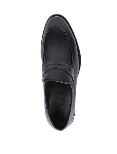 Мужские туфли Miguel Miratez кожаные черные - фото 2 - Miraton