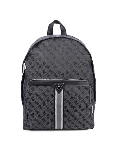 Мужская сумка Guess из экокожи серая - фото 1 - Miraton