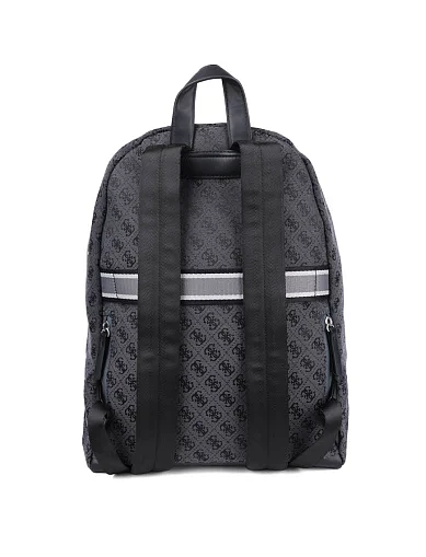 Мужская сумка Guess из экокожи серая - фото 3 - Miraton