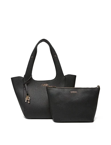 Женская сумка из экокожи черная - фото 1 - Miraton