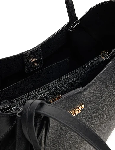 Женская сумка из экокожи черная - фото 6 - Miraton