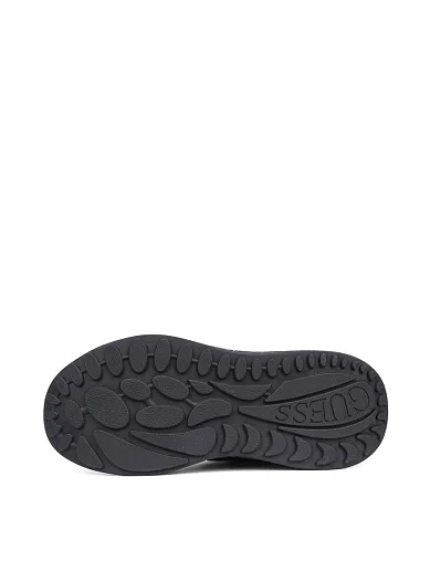 Женские кроссовки Guess из экокожи черные - фото 2 - Miraton