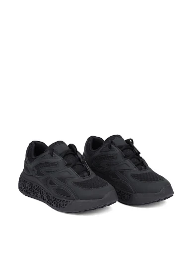 Женские кроссовки Guess из экокожи черные - фото 3 - Miraton