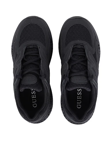 Женские кроссовки Guess из экокожи черные - фото 5 - Miraton