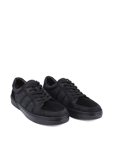 Чоловічі кеди MIRATON шкіряні чорні (A316-H300-YZ232) - фото 3 - Miraton