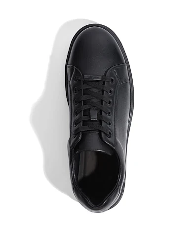 Чоловічі кеди MIRATON шкіряні чорні (1030-8-B721) - фото 2 - Miraton