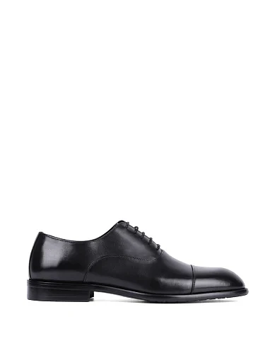 Мужские туфли Miguel Miratez кожаные черные - фото 1 - Miraton