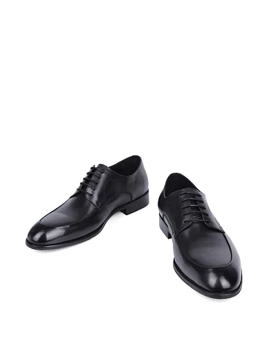 Чоловічі туфлі Miguel Miratez шкіряні чорні (23256A-710-F) - фото 5 - Miraton