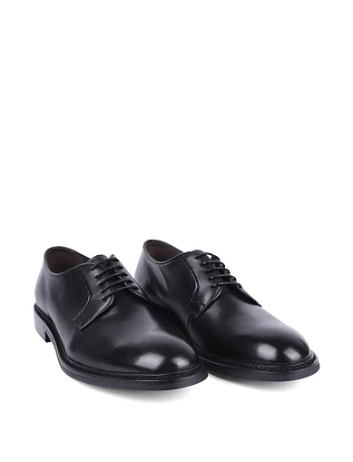 Чоловічі туфлі Miguel Miratez шкіряні чорні (703A-1-F) - фото 3 - Miraton