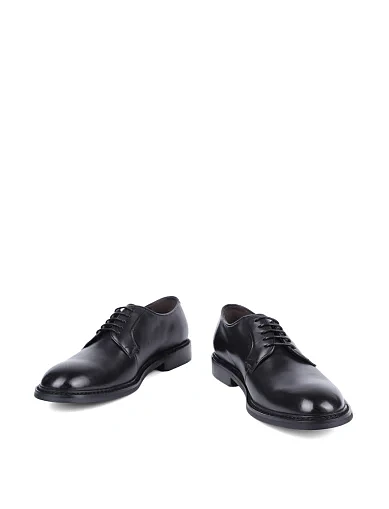 Чоловічі туфлі Miguel Miratez шкіряні чорні (703A-1-F) - фото 5 - Miraton