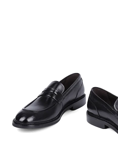 Мужские туфли Miguel Miratez кожаные черные - фото 2 - Miraton