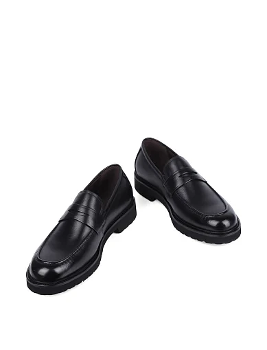 Чоловічі туфлі Miguel Miratez шкіряні чорні (718A-5-T1) - фото 2 - Miraton