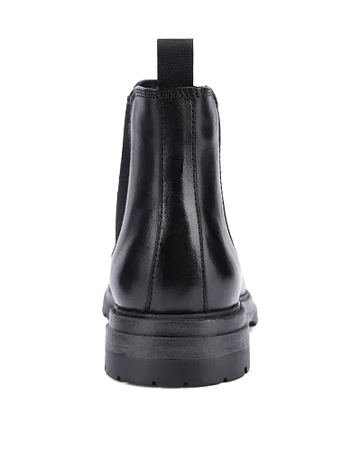 Чоловічі черевики челсі шкіряні чорні (HS2425-2) - фото 5 - Miraton