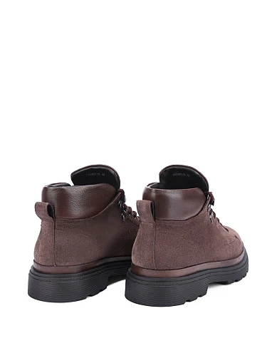 Чоловічі черевики замшеві коричневі (HS2431-11) - фото 4 - Miraton