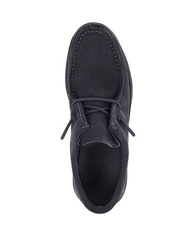 Мужские туфли Miguel Miratez замшевые серые - фото 2 - Miraton