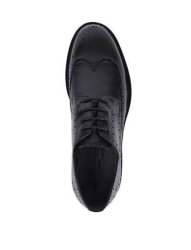 Чоловічі туфлі Miguel Miratez шкіряні чорні (QA491A-A2-P742) - фото 2 - Miraton