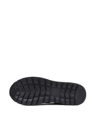 Мужские кроссовки MIRATON кожаные черные - фото 2 - Miraton