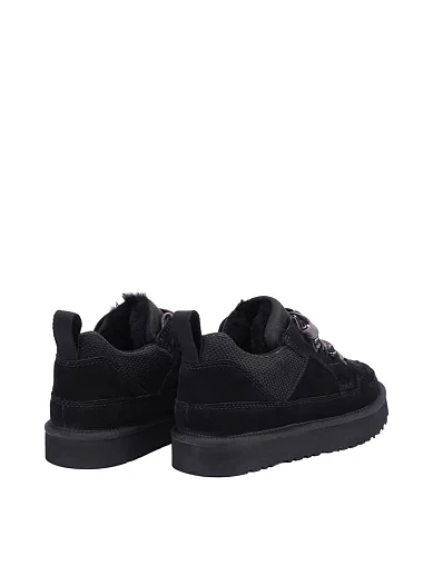 Мужские угги замшевые черные - фото 4 - Miraton