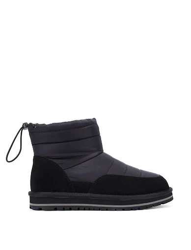 Чоловічі уггі тканинні чорні (161-25) - фото 1 - Miraton