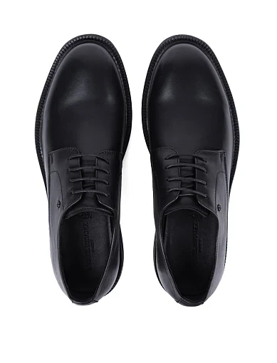 Мужские туфли Miguel Miratez кожаные черные - фото 5 - Miraton