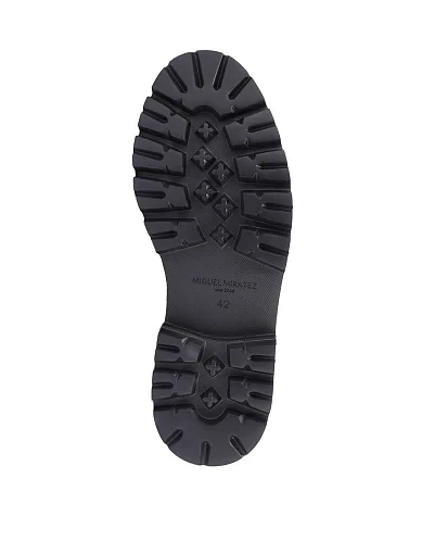 Мужские ботинки Miguel Miratez кожаные черные - фото 2 - Miraton