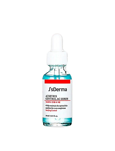 Серум заспокійливий з ніацинамідом і цинком J'sDerma Acnetrix Control AC Serum 30 ml(Серум заспокійливий з ніацинамідом і цинком J'sDer) - фото 1 - Miraton