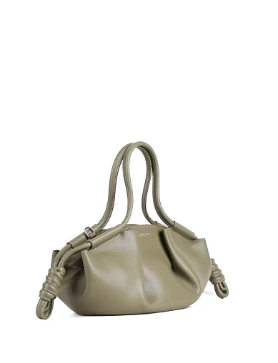 Жіноча сумка  шкіряна зелена(2300-2) - фото 3 - Miraton