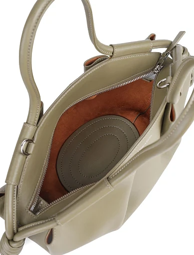 Жіноча сумка  шкіряна зелена(2300-2) - фото 6 - Miraton