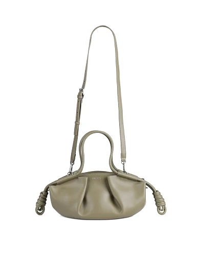 Жіноча сумка  шкіряна зелена(2300-2) - фото 7 - Miraton