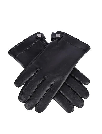 Рукавички шкіряні чорні (2019) - фото 2 - Miraton