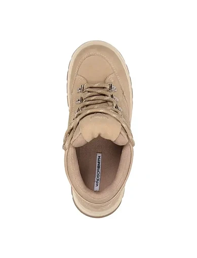 Женские кроссовки WINDSOR SMITH велюровые бежевые - фото 3 - Miraton