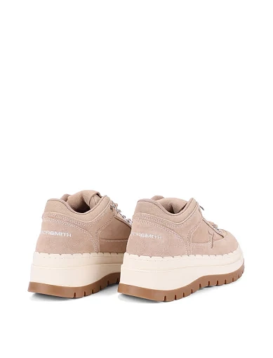 Женские кроссовки WINDSOR SMITH велюровые бежевые - фото 5 - Miraton