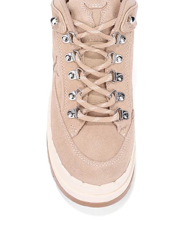 Женские кроссовки WINDSOR SMITH велюровые бежевые - фото 6 - Miraton