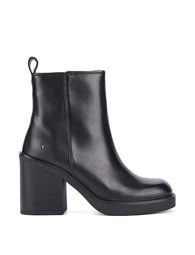 Женские ботинки WINDSOR SMITH кожаные черные - фото 1 - Miraton