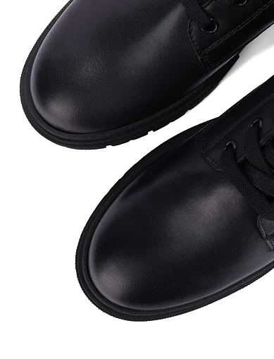 Женские ботинки Tamaris кожаные черные - фото 5 - Miraton