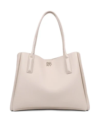 Женская сумка тоут из экокожи бежевая - фото 1 - Miraton