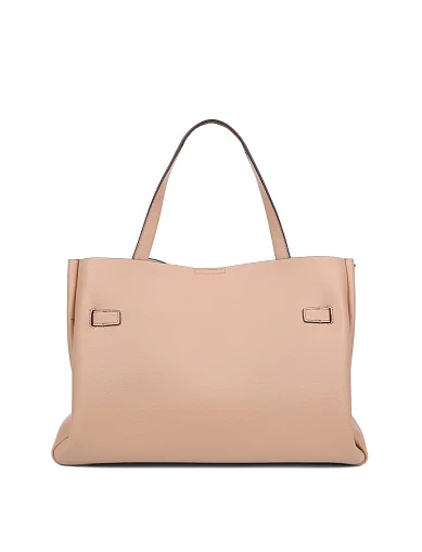 Жіноча сумка тоут з екошкіри бежева(R52DAK43) - фото 3 - Miraton