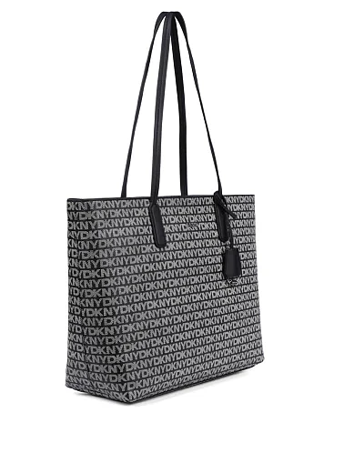 Женская сумка тоут из экокожи черная - фото 3 - Miraton