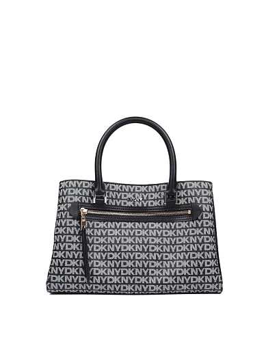 Женская сумка тоут из экокожи черная - фото 1 - Miraton